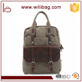 Vintage Durable Canvas Rucksack Briefcase For Mens Backpack